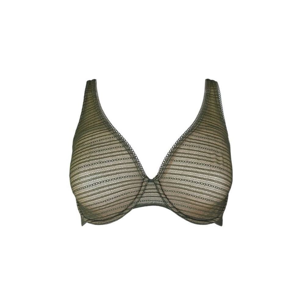 fairy striped mesh bra